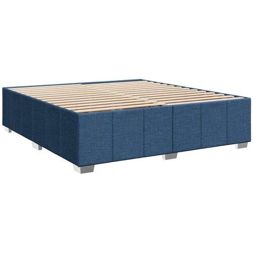 vidaXL Posteljni okvir modra 200x200 cm blago, (21309830) Cene