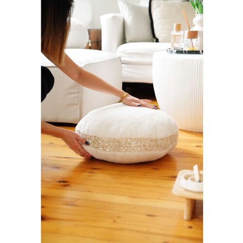 WALLXPERT Pelus - Ecru Ecru Decorative Pad Cene