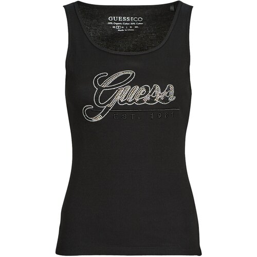 Guess TANK SCRIPT TOP Crna Slike