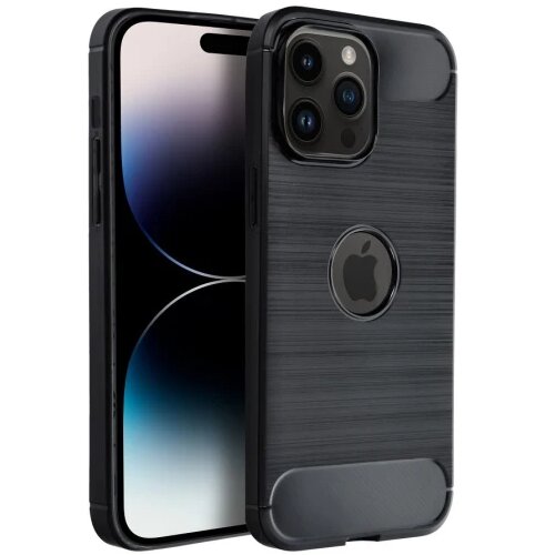 Carbon maska za IPHONE 15 black Cene
