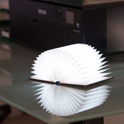  Led lampa u obliku knjige V2 crno-bela Slike