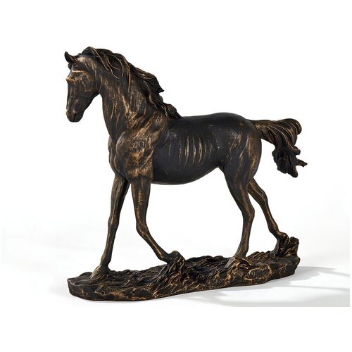 Aberto Design dekorativna figura CY0379, 30x12x43 cm, crno-zlatna boja Cene