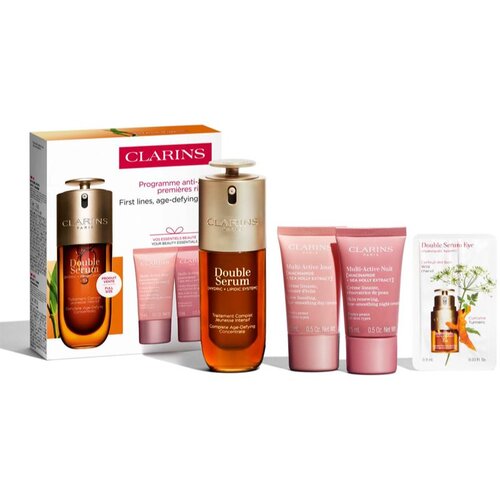 Clarins Double Serum &amp;amp; Multi-Active darilni set za vse tipe kože Slike