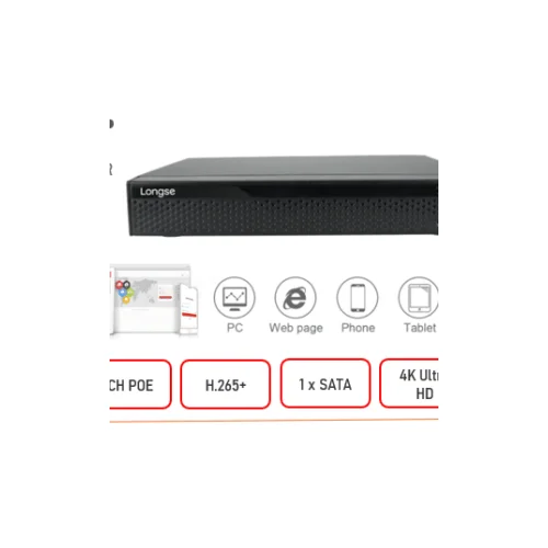 IP SNIMAČ 16CH / 8CH POE H.265 4K NVR2108DP