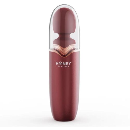 HoneyPlayBox Masažni vibrator s funkcijo gretja &ndash; Stormi, rdeč Cene