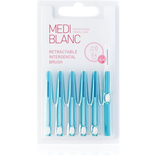 MEDIBLANC Interdental TB Pull Out System 0.4 mm izvlečna medzobna ščetka 6 kos Cene