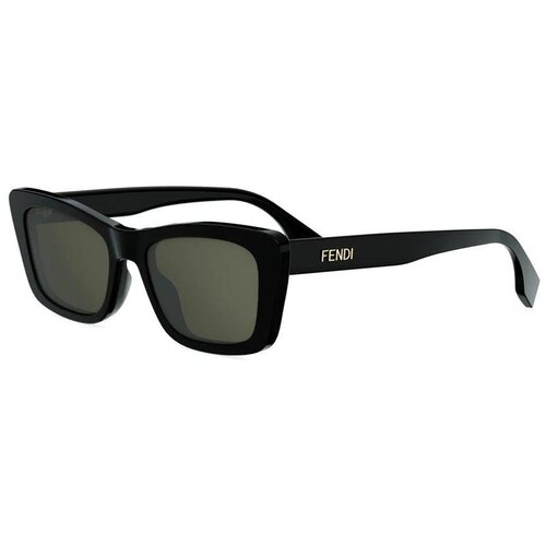 Fendi Lettering Black Cat Eye Sunglasses - ONE SIZE (53) Slike