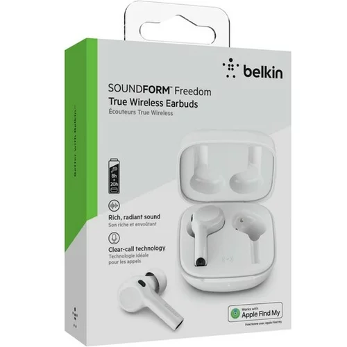 Belkin soundform freedom brezžične slušalke bele AUC002glWH