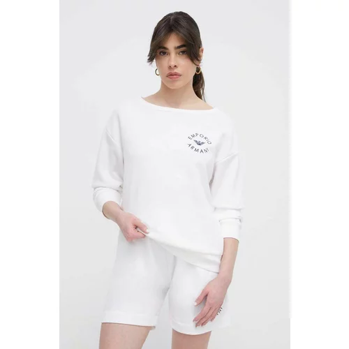 Emporio Armani Underwear Dukserica za plažu boja: bijela