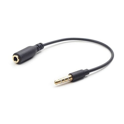 Audio kabl cross adapter, 3,5mm 4pin to 3,5mm stereo, 18 cm, GEMBIRD CCA-419, black Cijene