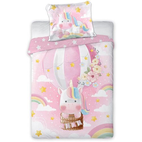 Faro posteljnina 2-delna Cuddles samorog white Cene