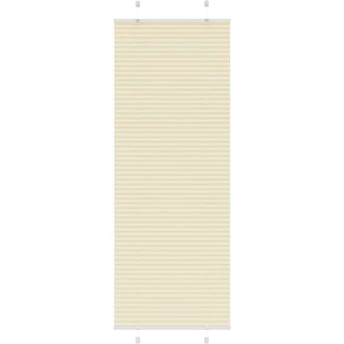 vidaXL Plisirana roleta krem 80x200 cm širina tkanine 79,4 cm Cene