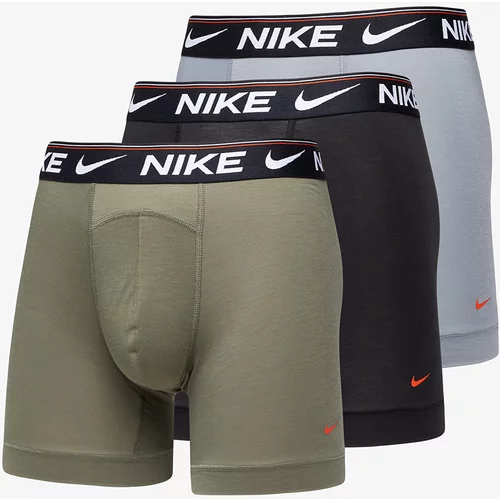 Nike Dri-FIT Ultra Comfort Boxer Brief 3-Pack Cool Grey/ Medium Olive/ Black