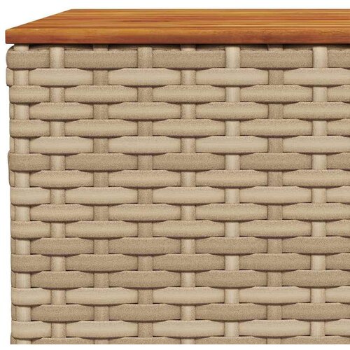 VidaXL 11-dijelni set vrtnih sofa od poliratana s jastucima bež Slike