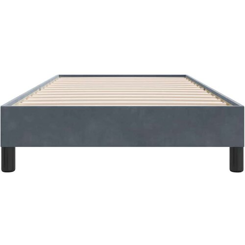 VidaXL Okvir kreveta bez madraca tamno sivi 90x210 cm bar&amp;scaron;un Slike