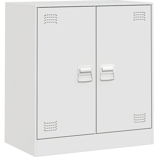 Maison Chic Komoda - Predalnik bela 67x39x73 cm jeklo, (21715690) Cene