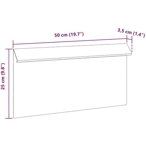 VidaXL Ograda protiv puževa 4 pcs Srebrno 50 x 3,5 x 25 cm Slike
