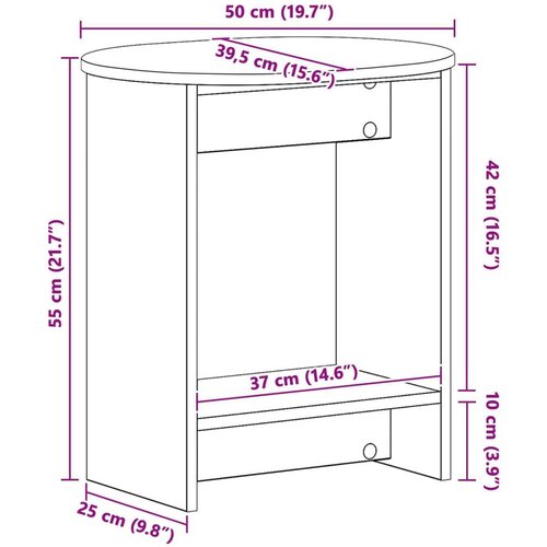  Bocni stol Crna 50 x 39 5 x 55 cm Konstrukcijsko drvo Slike