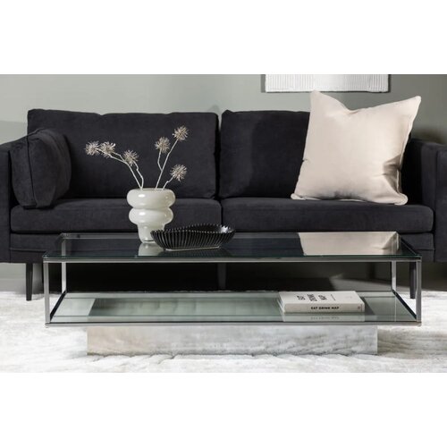 Furniture Fashion Maglehem klub stolić 130 &amp;times; 60 cm, prozirni Slike