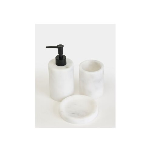 Wallxpert kupatilo set (3 dela) flora white black Slike