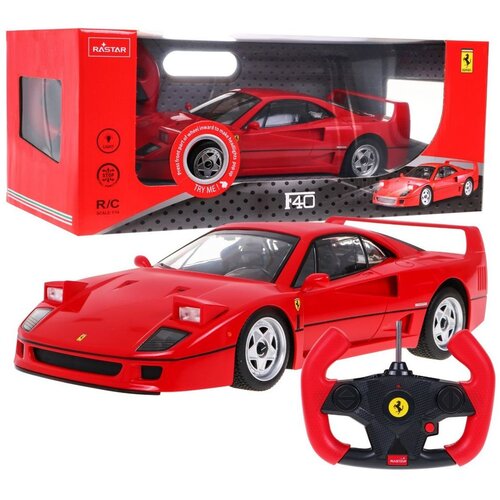 Rastar Licencirani auto na daljinsko upravljanje Ferrari F40 1:14 RASTAR - crveni Slike