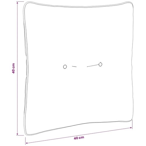  Jastučić za leđa PUTTEN 100% poliester Siva 40 x 40 x 10 cm - Siva 40 x 40 x 10 cm Melange Cijene