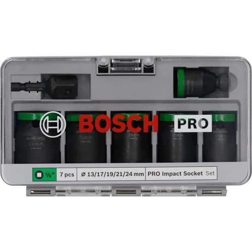 Bosch PRO Impact set nasadnih ključeva 1/2" 7kom- 2608003032