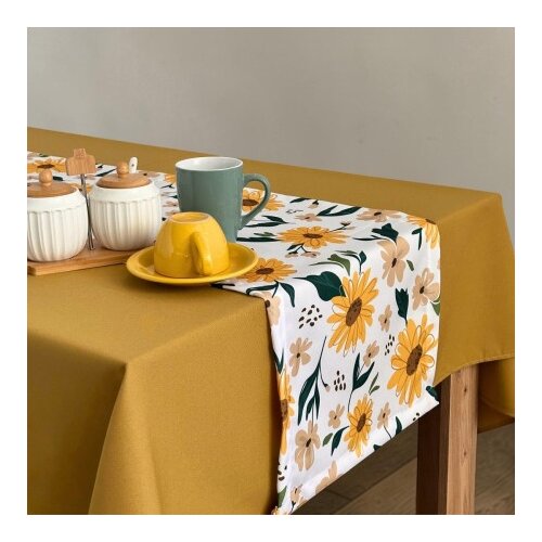  Stolnjak 140x180cm + Raner 40x140cm - JT Oker ( VLK5010083-oker ) Slike