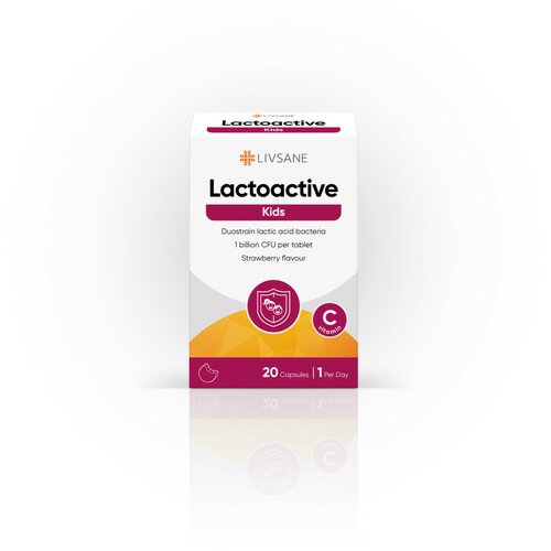 LIVSANE Lactoactive Kids, 20 tableta za žvakanje Cene