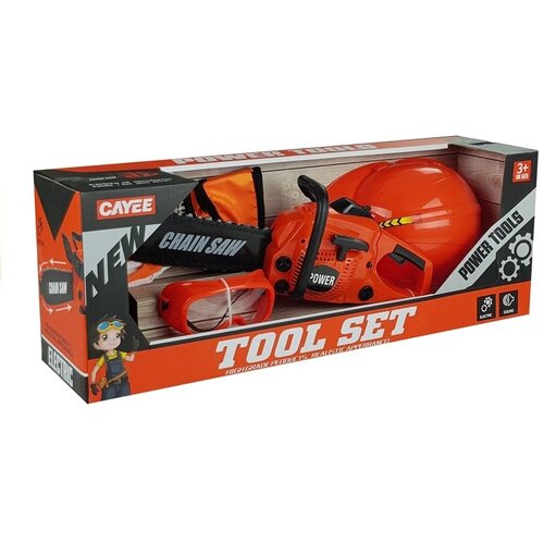 Lean Toys gozdarski komplet za najmlaj&amp;scaron;e, žaga, očala, rokavice Slike