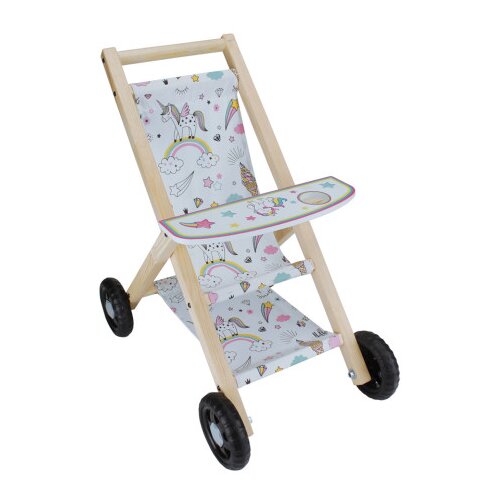 OKUTAN Igračka kolica za bebu drvena 50x53x31 T3102 Slike