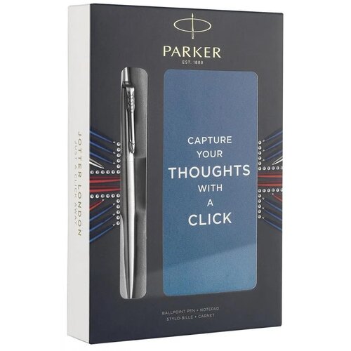  Darilni set Parker (kemični svinčnik Jotter + blok) Slike