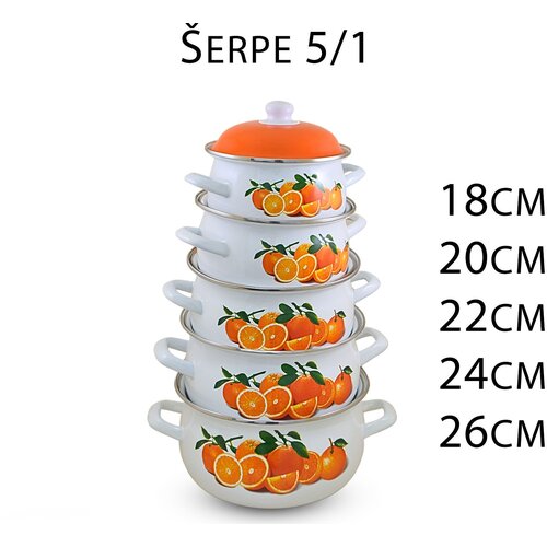  Šerpe set 5/1 TS23-3233 decor Cene