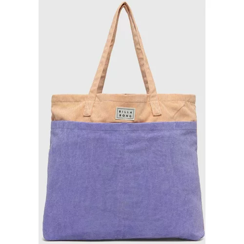 Billabong Bombažna torba vijolična barva