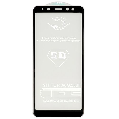 Premium zaščitno steklo full glue 5D samsung galaxy A8 2018 A530 full screen - črn Cene