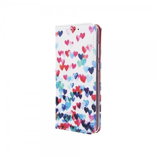  Preklopna torbica Samsung Galaxy J6 Plus 2018 J610 - s srčki (Hearts) Cene