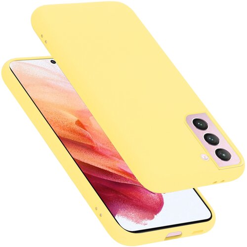 Cadorabo ohi&scaron;je, združljiv s Samsungom v tekoči rumeni - za&scaron;čitni pokrov, narejen iz fleksibilnega silikona TPU, (20588873) Cene