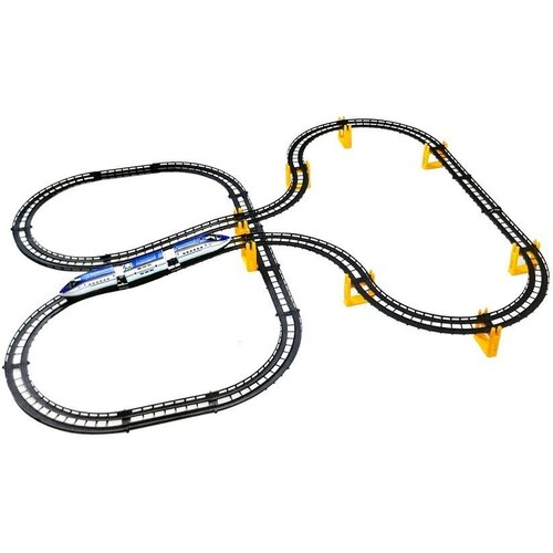 Lean Toys Baterijski vlak 626 cm Tracks Bridge Slike
