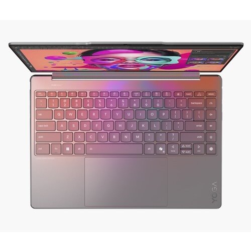 Lenovo yoga 9 2-in-1 14ILL10 (luna grey, aluminium) 8-Core ultra 7 258V 4.8GHz/12MB tb-nvme 14&amp;quot; 2.8K (2880x1800) oled 1100n 120HzTouch-Gossy HDR1000 pen 5MP Intel-ARC-140V graphics ai boost WiFi7 BT5.4 HUB/4-in-1 backlite fpr 32GB DDR5 1 83LC001XYA Slike