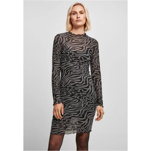 UC Ladies Women's Double Layer Dress AOP asphalt/black