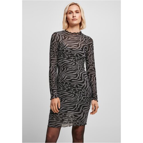 UC Ladies Women&amp;#039;s Double Layer Dress AOP asphalt/black Slike