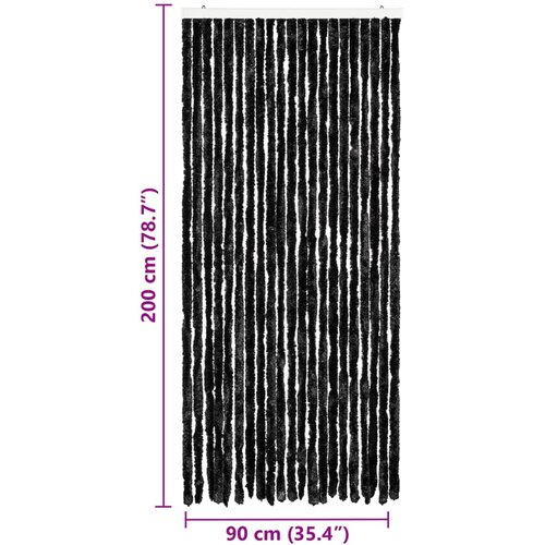  Zastor protiv insekata antracit 90 x 200 cm &amp;scaron;enil Slike