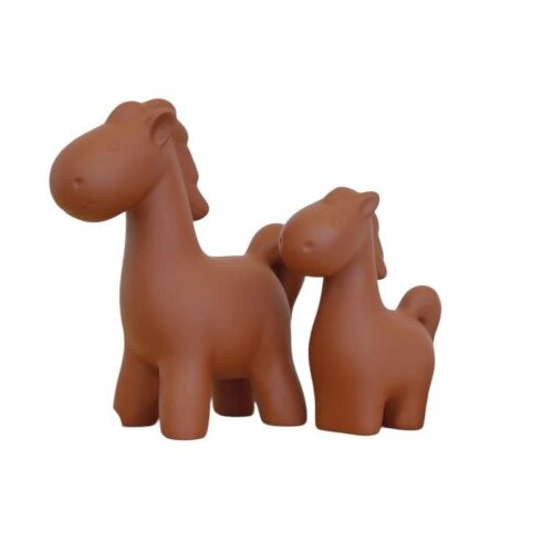 WALLXPERT set ukrasnih predmeta (2 komada) figure horse tile red Slike