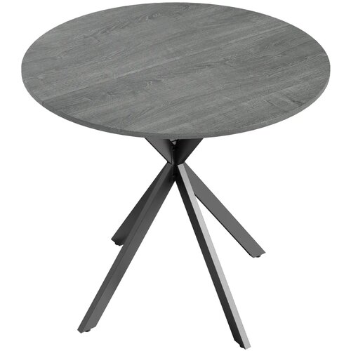 Okrugli kuhinjski stol  80 cm  kompaktna ploča  iverica  metal  siva Cijene
