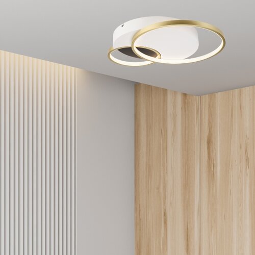  Prigu&amp;scaron;iva stropna lampa BENITO LED/31W/230V 3000-6500K bela/zlatna Slike
