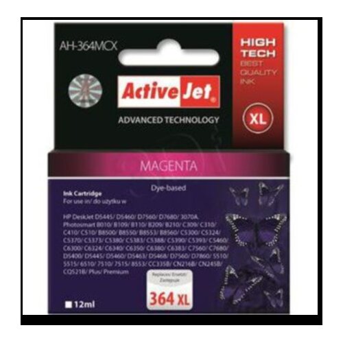 Activejet magenta črnilo HP CB324EE 364 XL Cene