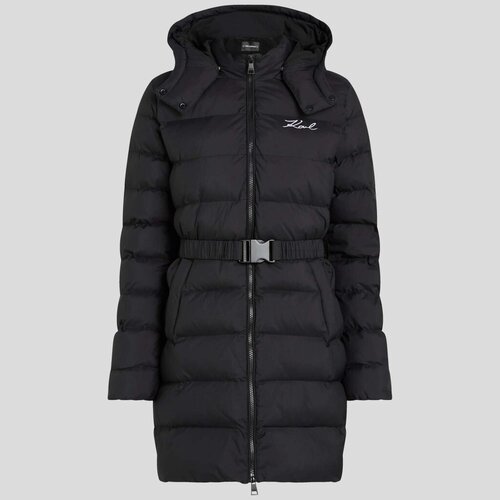 Karl Lagerfeld LIGHTWEIGHT LONG PUFFER Crna Cijene