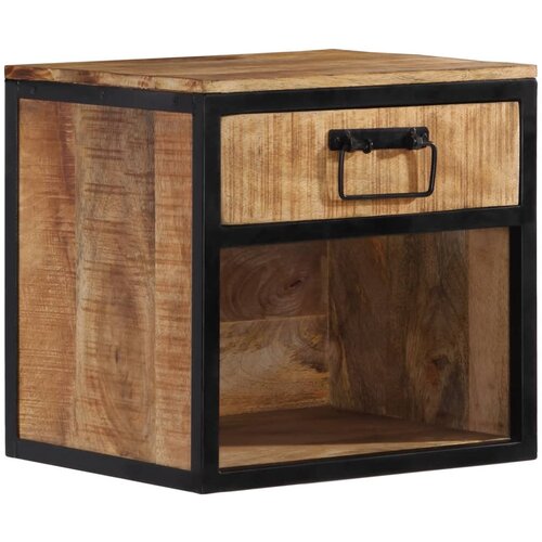  The Living Store Nočna omarica 40x35x40 cm trden mangov les - Nočna Omarica, (21499241) Cene