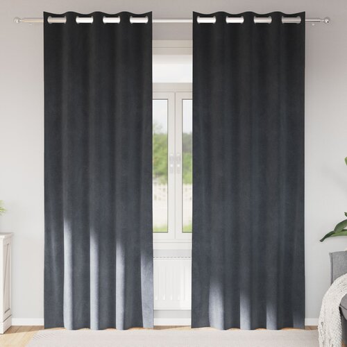 vidaXL Zavjese Svjetlosiva Poliester 140 x 260 cm Dekorativni Umetci Cijene