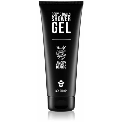 Angry Beards Jack Saloon Shower Gel hidratantni gel za tuširanje za muškarce 230 ml